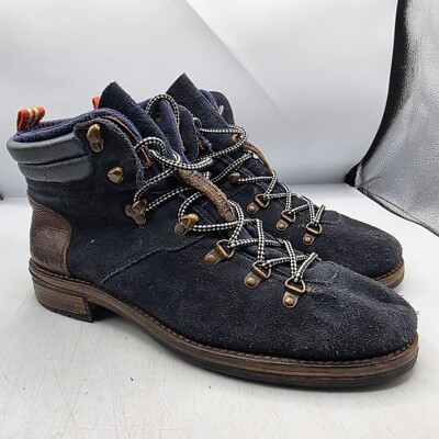 SuperDry Japan Mens 10 Blue Boots Walking Casual Outdoors Work Wear Travel