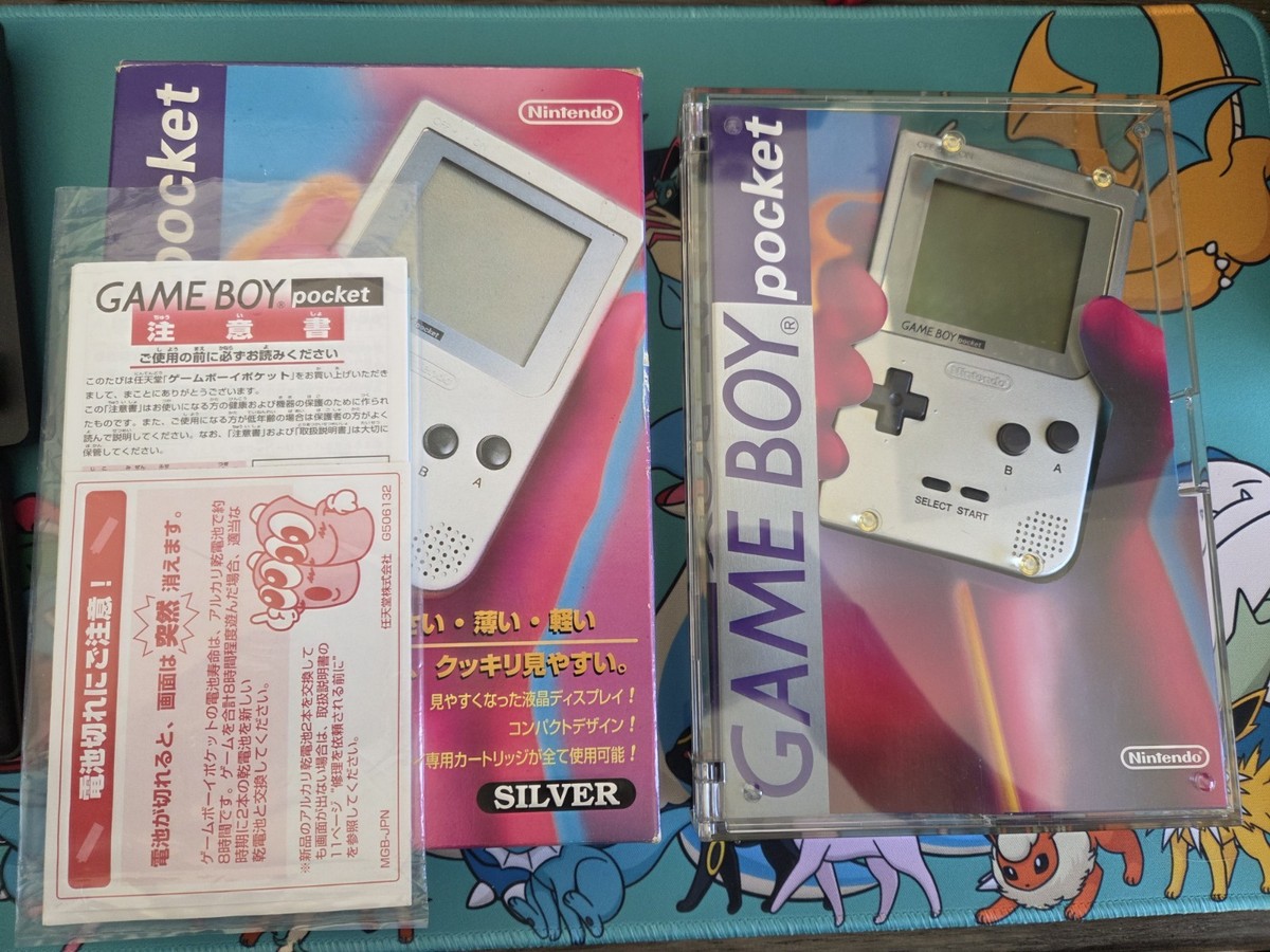 Nintendo ゲームボーイポケット シルバー Japanese Silver Gameboy Pocket Complete In Box | eBay