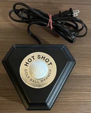 Hot Shot Electric Golf Ball Warmer Heater Ball Goes Farther by 20% TESTED/WORKS