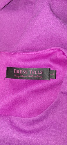 Dress Tells Lila Fliederfarbenes Kleid A-Linie Gr 40 L Rockabilly Rockabella 50s - Bild 3 von 6