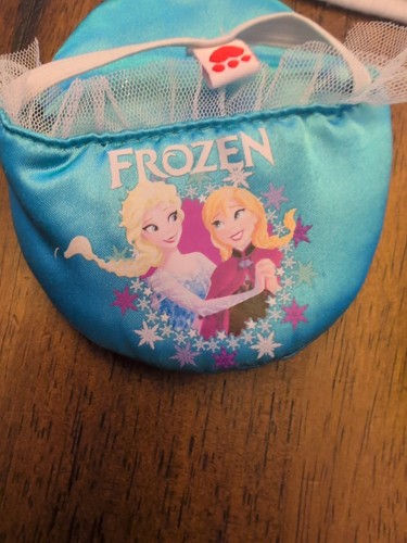 Build A Bear Disney Frozen Anna Elsa Pajamas PJs Sleep Shirt & Slippers BABW - Picture 8 of 9