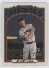 2021 Topps Heritage High Number Chrome 528/999 Jared Oliva #644 0i1b