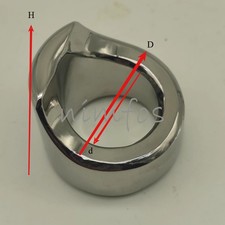 Customizable Male Stainless Steel Scrotum Ring Penis Weight Ball Stretcher