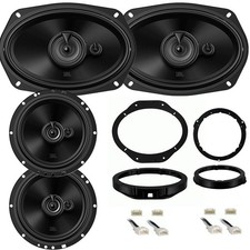 Door Speakers For 2015-2025 Ford F-150 JBL Stage2 6x9 560W Front & 6.5 480W Rear