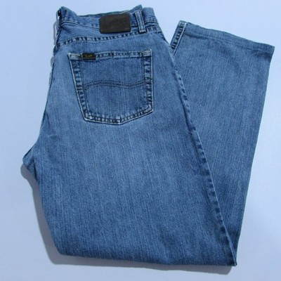 Lee VTG Distressed Mens Regular Fit straight leg Blue W31 / L 28 REF (M18812)