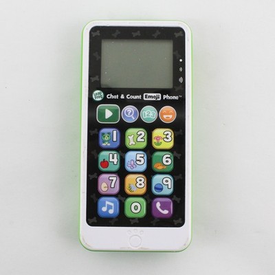 2018 Leap Frog Chat & Count Emoji Phone Green  Works