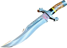IMPACT CUSTOM MADE KNIVES 18" Rare Large BOWIE KNIFE Handmade Fixed Blade