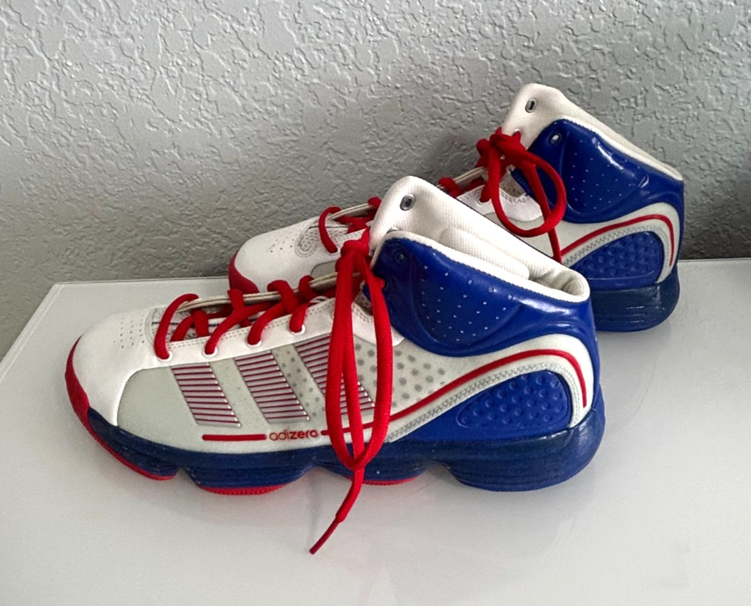 Sneakers White,blue &red.us Size 13.5