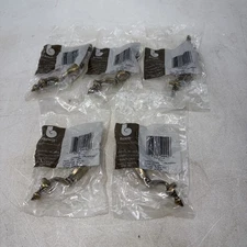 Lot of 5 Belwith Antique Brass Finish Drawer Cabinet Pulls P444-LP