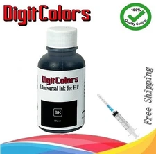 Premium Black ink refill kit for HP 60/61/62/63/64/65/67/XL 30ml bottle