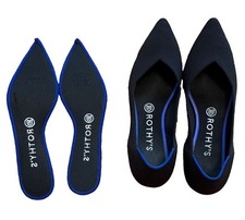 Rothys Womens Pointed Toe Knit Slip-On Flats ...