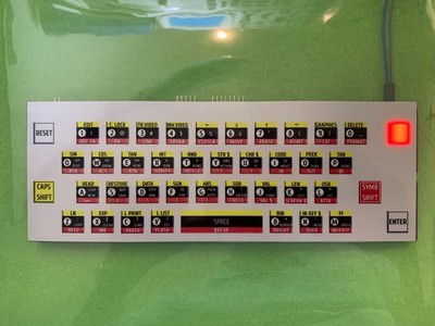 ZX Spectrum Harlequin FolienTastatur Keyboard mit FFC-Kabel