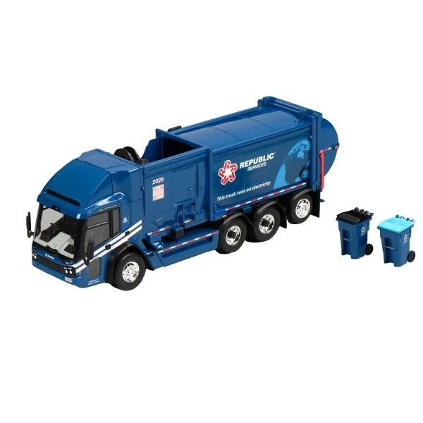 Republic Services 1:34 Scale Diecast Garbage Truck McNeilus Volterra ZSL - Image 3 of 4