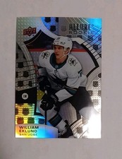 William Eklund 2005 NHL Shield Rookie 2021-22 Upper Deck Allure Hockey Card RC