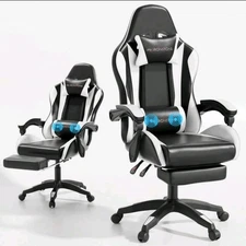 Ergonomic Gaming Chair High Back Racing Office Chair w/ Footrest