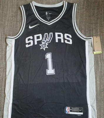 NBA Basketball Trikot Jersey, SA Spurs #1 Wembanyama, Gr. L NEU