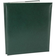 Pioneer, Green Leatherette Postbound Album, 8" x 11", scrapbook