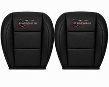 2005-2015 For Nissan Armada Titan Driver Top Bottom Leather Seat Cover Black