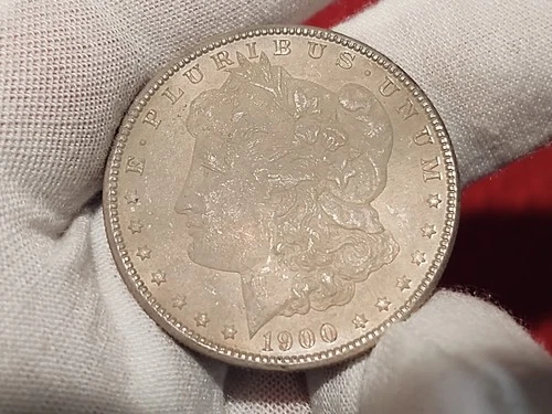 1900 Philadelphia Mint UNC Pastel Bank Bag Toner - Rescued from Old Busted N GC