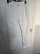 Tommy Hilfiger White Jeans Size 36w 36 L Straight Leg. Very Good Condition