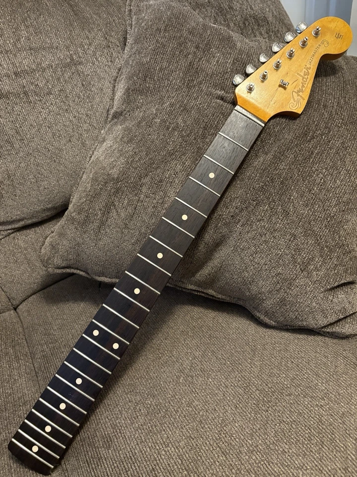 Cuello de guitarra eléctrica Warmoth Jazzmaster/Strat - palo de rosa - incl. Sintonizadores - ¡Como nuevos! Foto 2 de 4