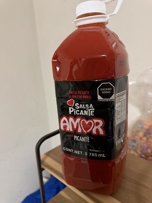 Salsa Picante De Chile De Árbol Amor Castillo 3.78 L - FREE SHIPPING