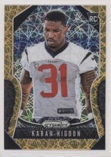 2019 Panini Prizm Rookies Lazer Prizm Karan Higdon #333 5j8