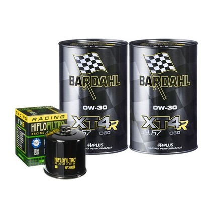 Ölwechselset Bardahl XT4R 0W30 Für Yamaha YFM700 GPA-L Grizzly EPS 2020