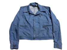 Vintage Maverick Blue Bell Denim Jacket Selvedge Size Medium Mens Trucker 70s