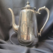 Jugendstil Kaffeekanne Gerhardi & Co. – Versilbertes Neusilber (Vintage)
