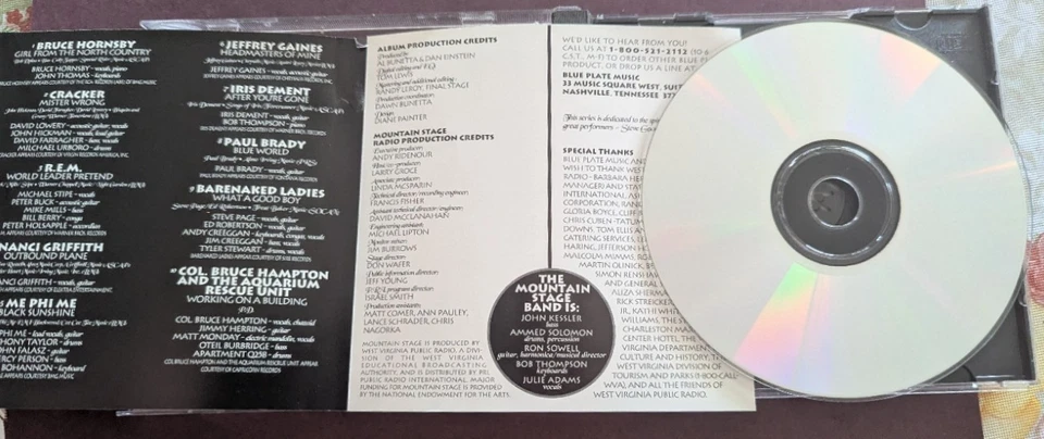 The Best of Mountain Stage Volume 6 CD  R.E.M. Cracker BARENAKED LADIES  Hornsby - Image 4 of 4