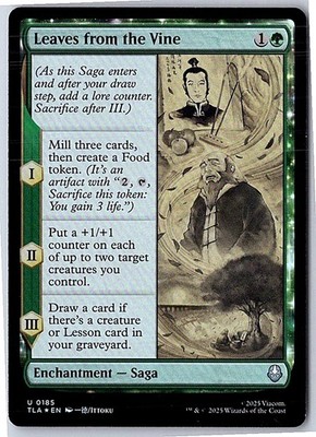 Leaves from the Vine Avatar: The Last Airbender 185 FOIL Near Mint