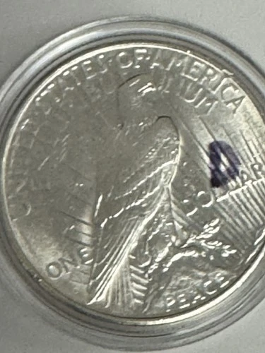 1926 D Silver Peace. Absolute Gem. Uncirculated.