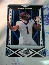 2024 Leaf Press Pass Authentics Kyron Drones Blue/50