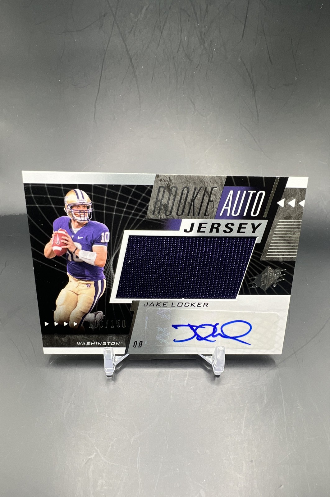 Jake Locker Spx #65 Signed Jersey