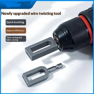 1PC Large Diameter Multi-Functional Wire Twisting Tool Standard Hexagonal Shank