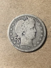 1909 Barber Quarter - As Shown! (#1873)