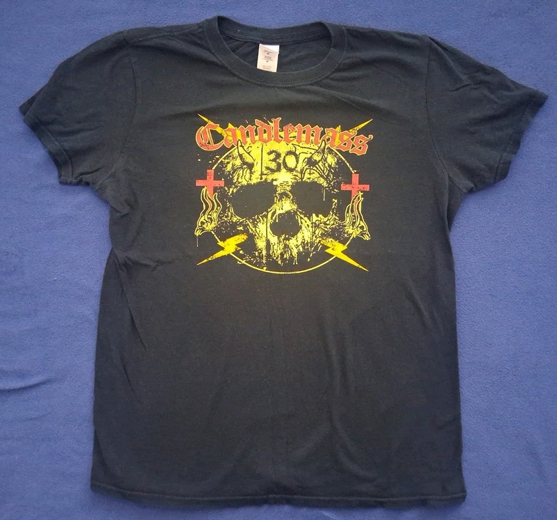 CANDLEMASS -- 30th Anniversary Shirt Size M DOOM SWEDEN