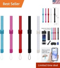 Adjustable 5-Piece Universal Wrist Strap Set - Soft  Secure for Gaming  More