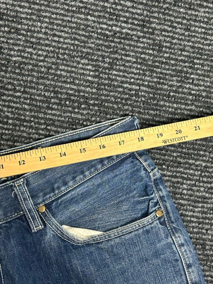 Jean G2U De Colección Ecko Unltd Hombres 36x29 Azul Suelto Reyes de la Creatividad Pierna Ancha Y2K Hi Foto 4 de 4