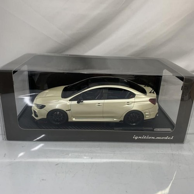 #ad Used 1 18 Subaru S208 Crystall White Pearl Rear Wing Damaged Model $500.77