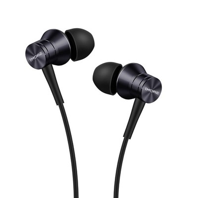 1MORE Piston Fit In Ear Headphones Black Dual Layer Driver Powerful Bass