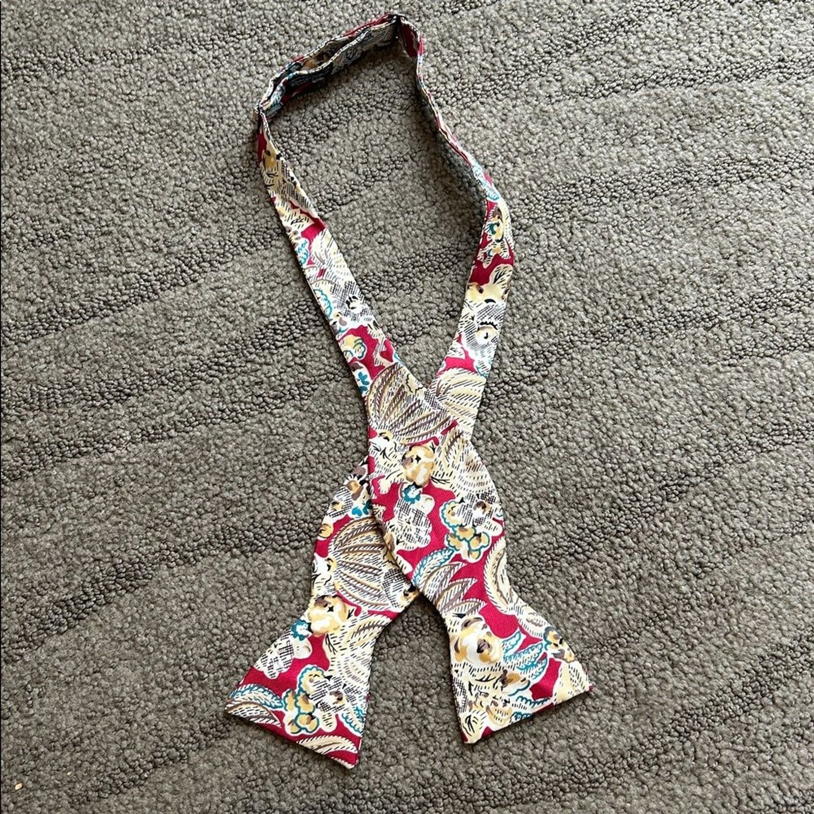 Robert Talbott bow tie adjustable Multicolor Stri… - image 1