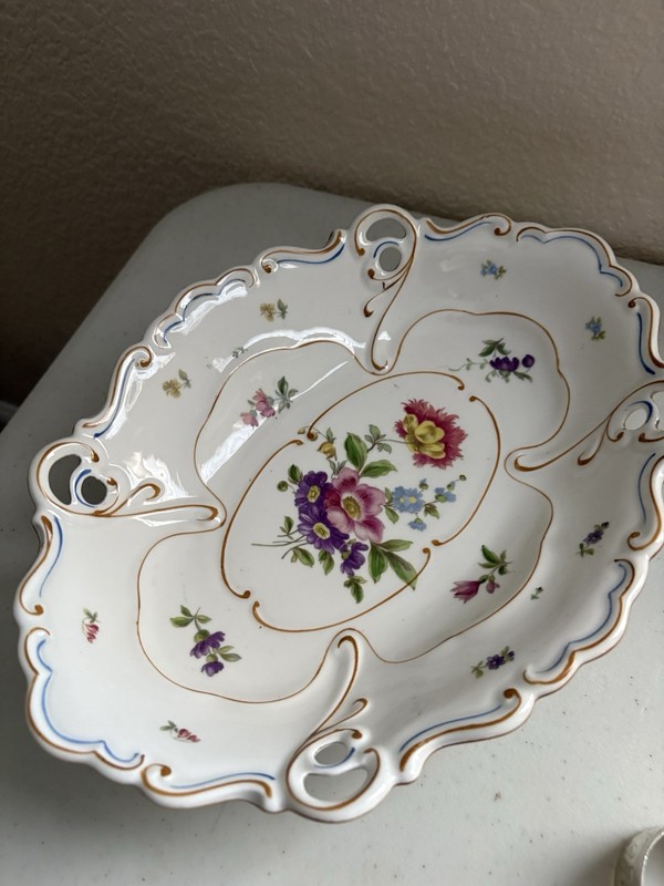 JLMENAU Graf von Henneberg Porcelain Oval Serving Bowl/Platter