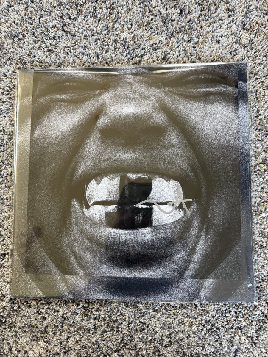 AUTOGRAPHED SIGNED INSERT Kanye West Ye Yeezy Bully Black Vinyl LP