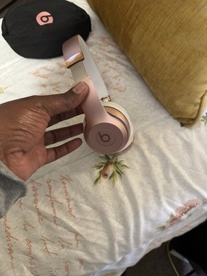 Beats by Dr. Dre Solo3 Rose Gold On-Ear Headband Headphones with Carrying Case