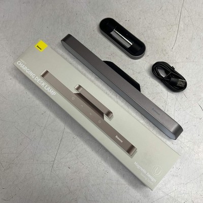 BASEUS Hanging Magnetic Led Chargeable Desk Lamp 24hr Battery Life Grey DGXC-C0G
