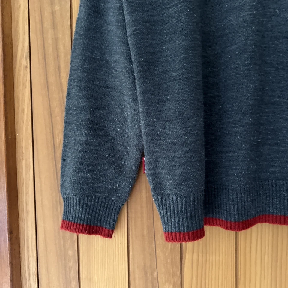 Vintage 90s Y2K Quicksilver Crewneck Sweater Mens Small Surf Skate Soft Knit - Image 2 of 4