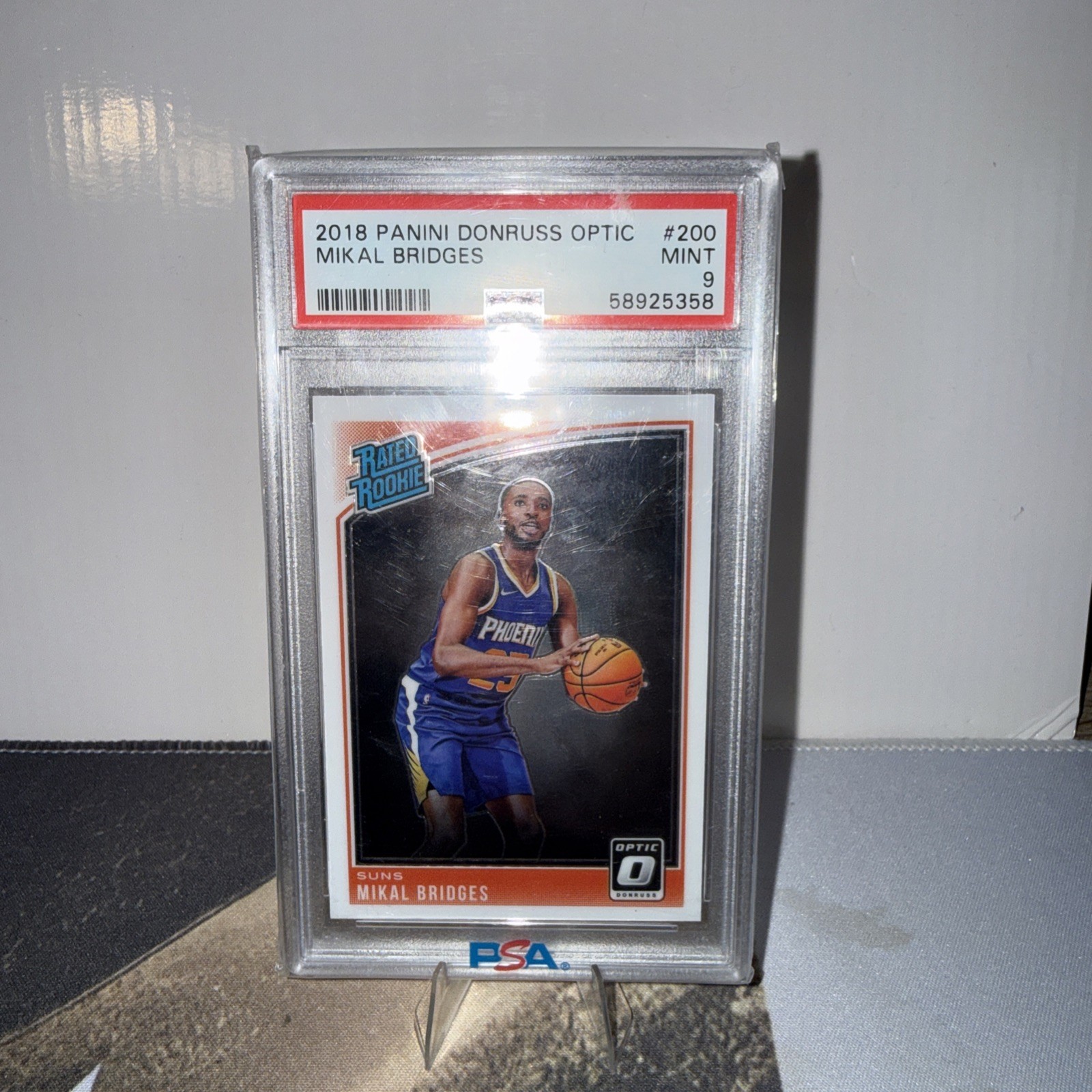 2018-19 Panini Donruss Optic - Rated Rookie Mikal Bridges #200 (RC)