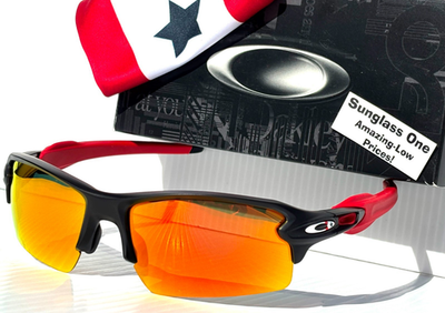 小物 OAKLEY PRIZM RUBY FLAK 2.0 archive y2k NEW Oakley FLAK 2.0 American Heritage POLARIZED Galaxy Ruby